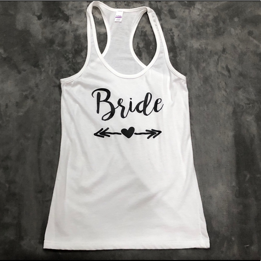 Bride tank top